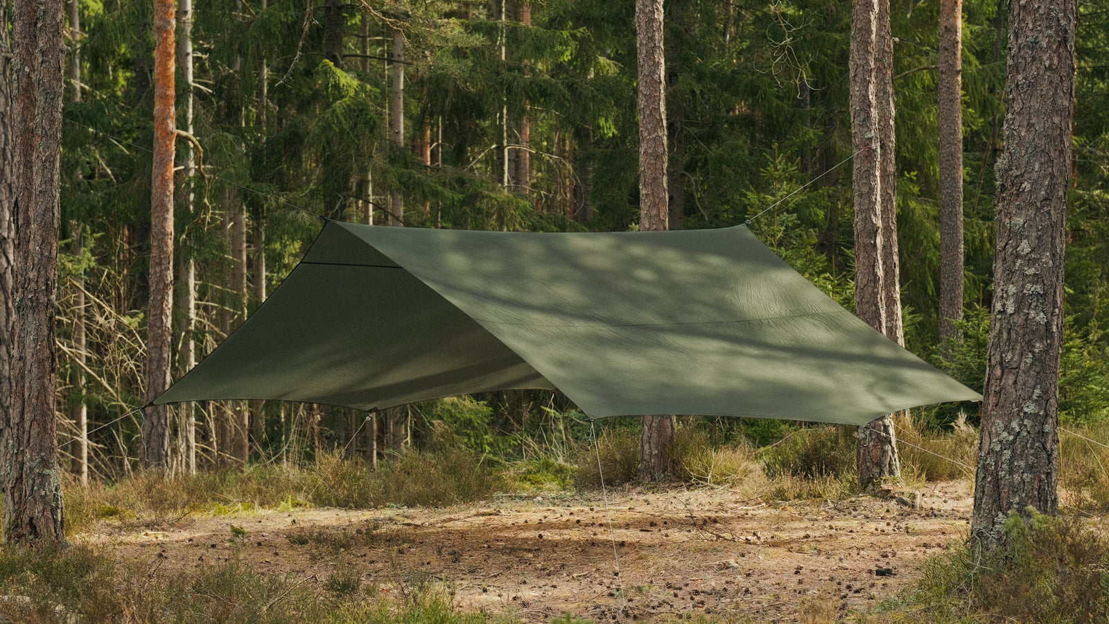 Skjold 13: Neu, dunkelgrün und 30 % größer Tarp!